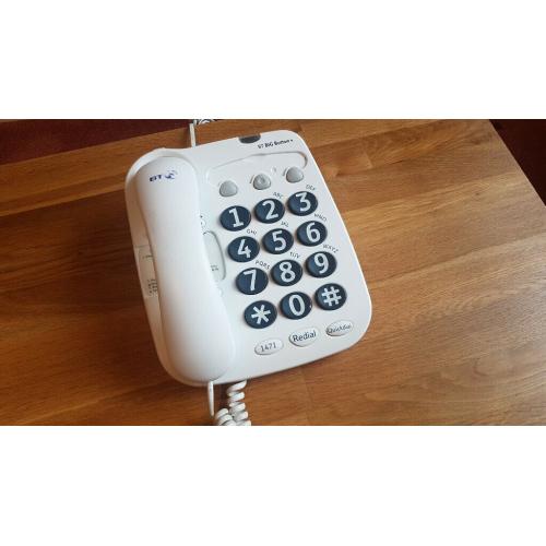 BT Big Button landline phone