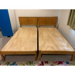 Pair of Mid-century Single Beds