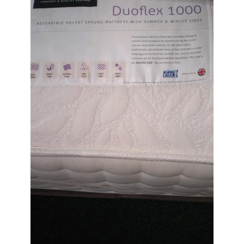 Ottoman storage bed in double, complete bed, can be made in any colour