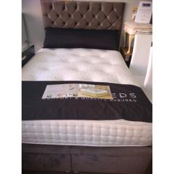 Ottoman storage bed in double, complete bed, can be made in any colour