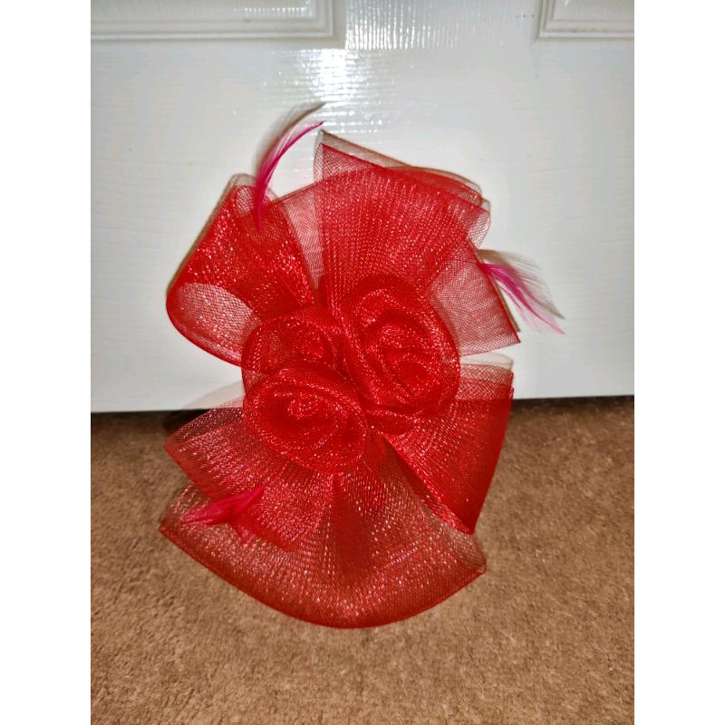 Red Band Fascinator