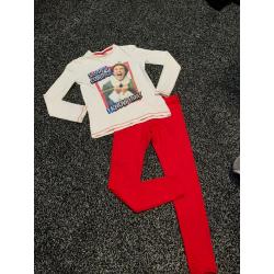 Girls elf Christmas pjs