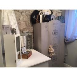 Hand painted bedroom furniture