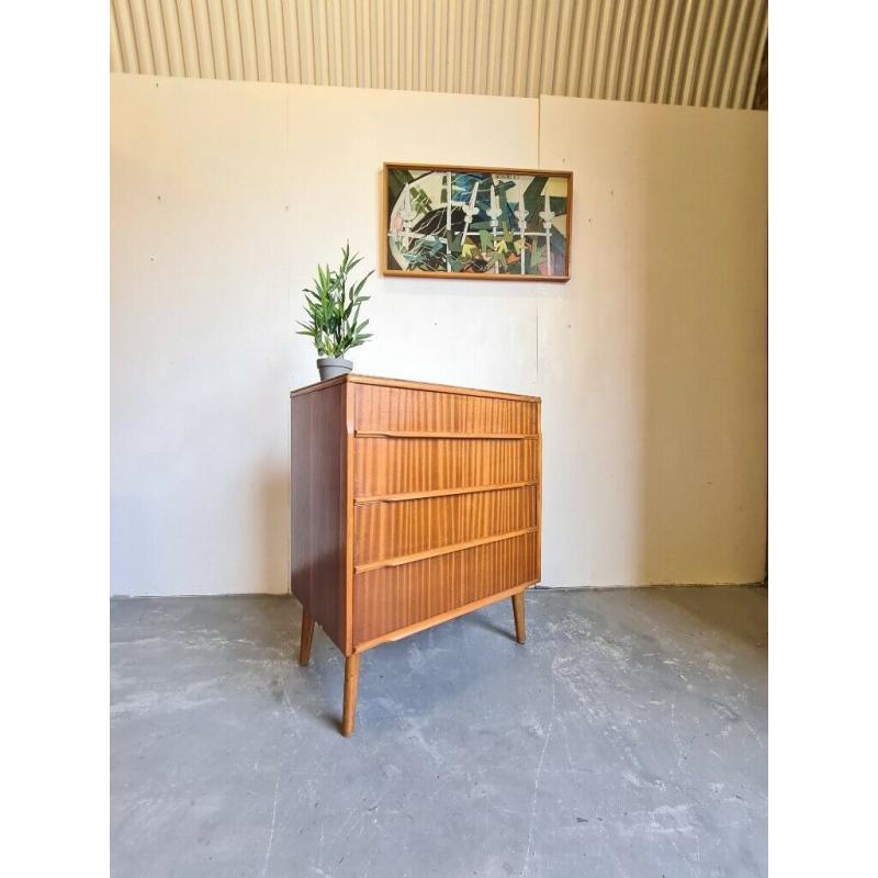 Mid Century Retro Teak Chest of Drawers