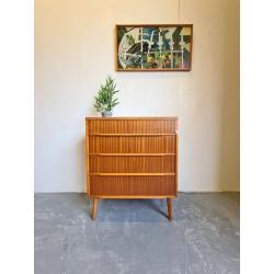 Mid Century Retro Teak Chest of Drawers