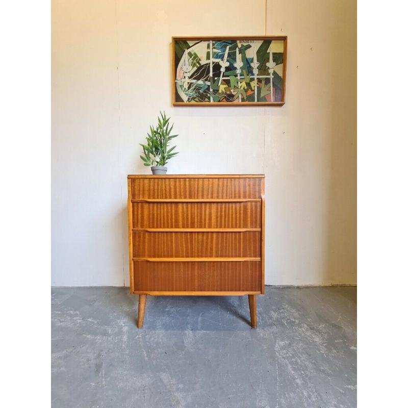 Mid Century Retro Teak Chest of Drawers