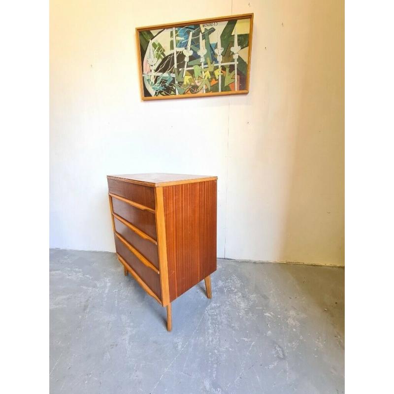 Mid Century Retro Teak Chest of Drawers