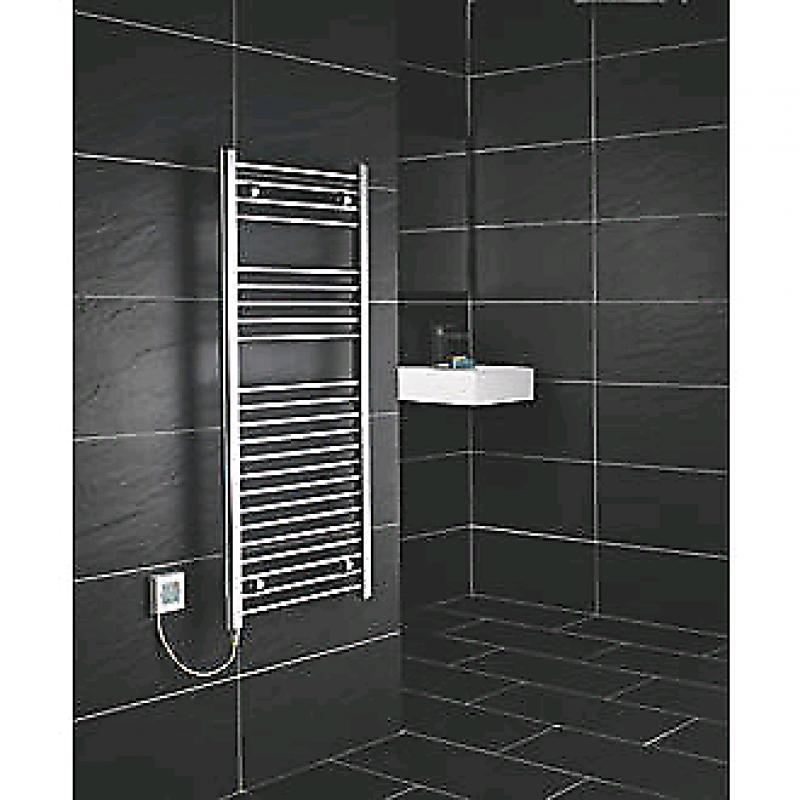 FLOMASTA FLAT ELECTRIC TOWEL RADIATOR (like new)