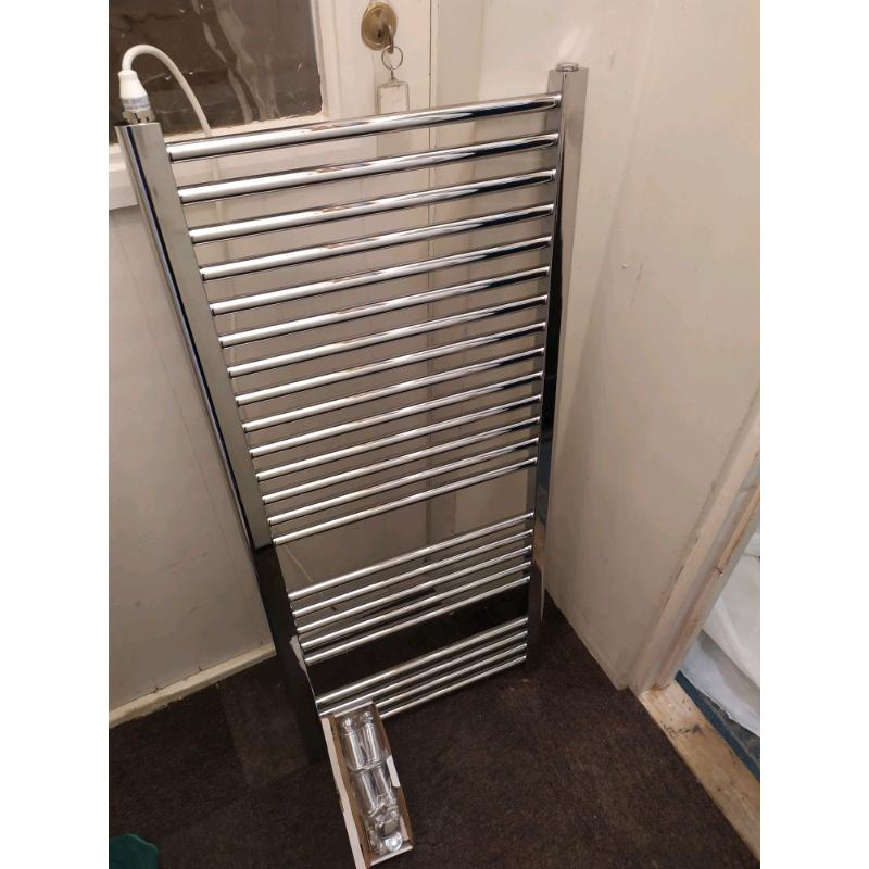FLOMASTA FLAT ELECTRIC TOWEL RADIATOR (like new)