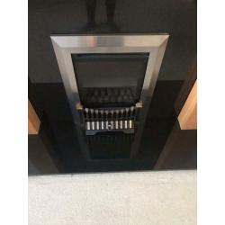 Gas fireplace and surround