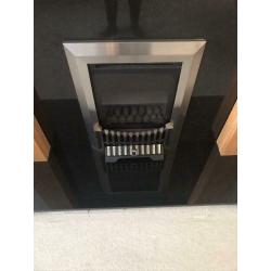 Gas fireplace and surround