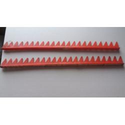 Snap on large spanner rail