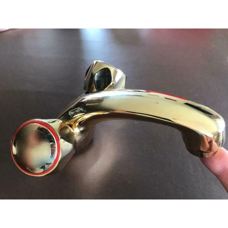 Mono basin mixer tap - Gold.