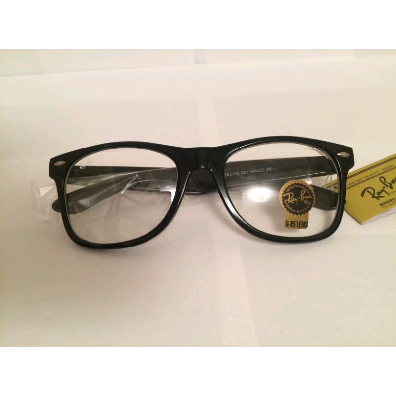 RayBan Wayfarer Clear Lens Glasses RB2140