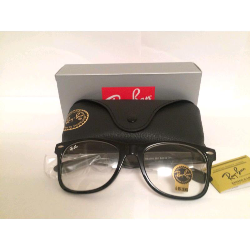RayBan Wayfarer Clear Lens Glasses RB2140