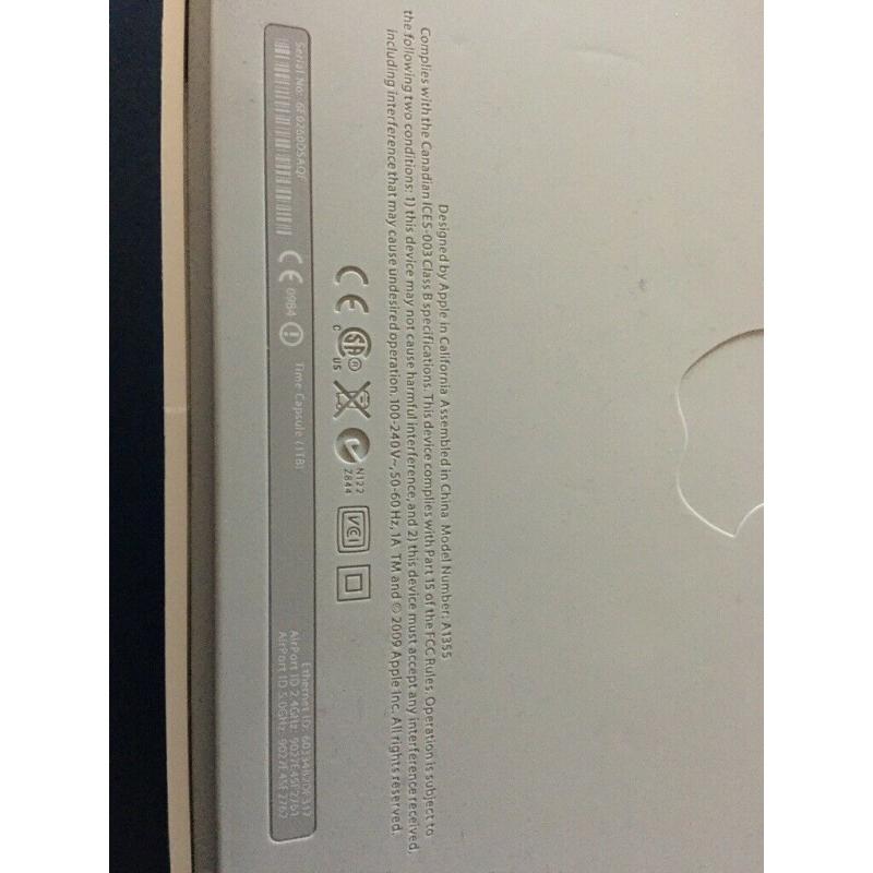 Apple Time Machine 1TB Capacity Model A1355