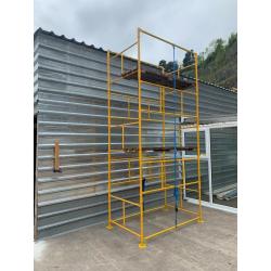 FREE DELIVERY Scaffold/Scaffolding Tower Slim Work Height: 4,5m 14'8ft POWDER COATED HEAVY DUTY