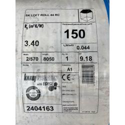 Knauf insulation rolls 150mm 40 rolls available