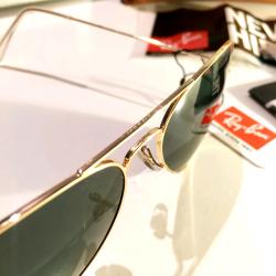 Ray-Ban Aviator Classic RB3026 GOLD Frame Sunglasses LENS GREEN gre
