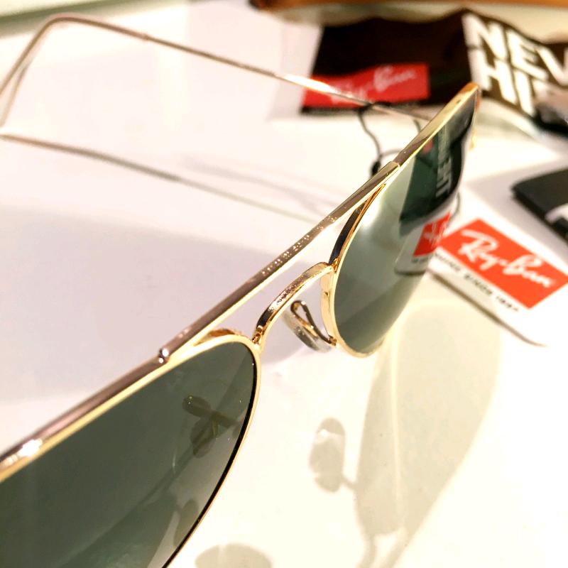 Ray-Ban Aviator Classic RB3026 GOLD Frame Sunglasses LENS GREEN gre