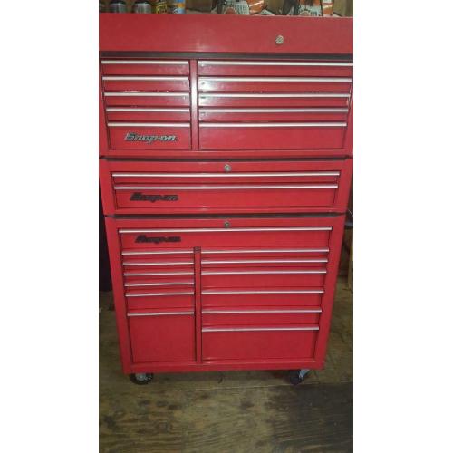 Snap on tool chest roll cab