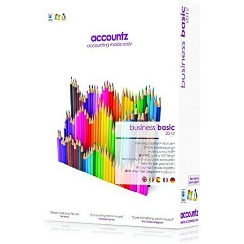 Business Accountz Basic PC/Mac/Linux Software Bookkeeping On Computer Windows