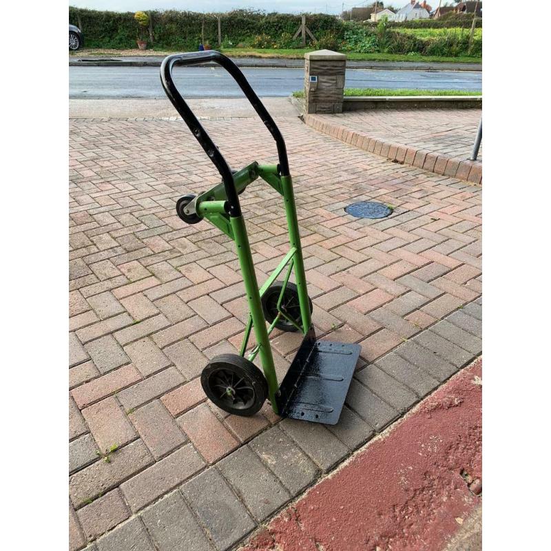 Sack truck green and black