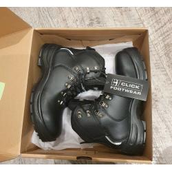 STEEL TOE INTERNAL METATARSAL SAFETY BOOT-BLACK-UNISEX-SIZE 5