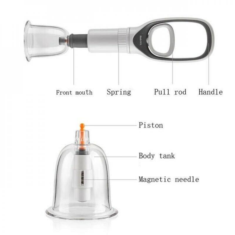 Acrylic Cupping Set with Pump (Hwato) - 12 pieces For sale