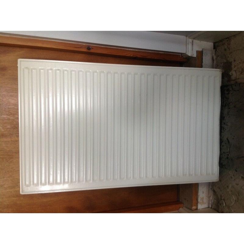 White panel radiator
