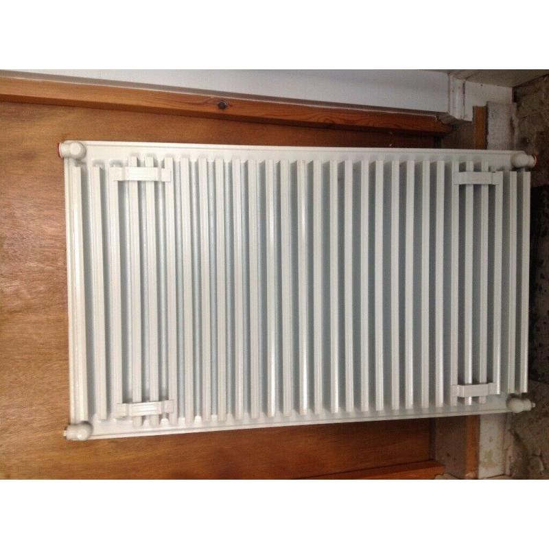 White panel radiator