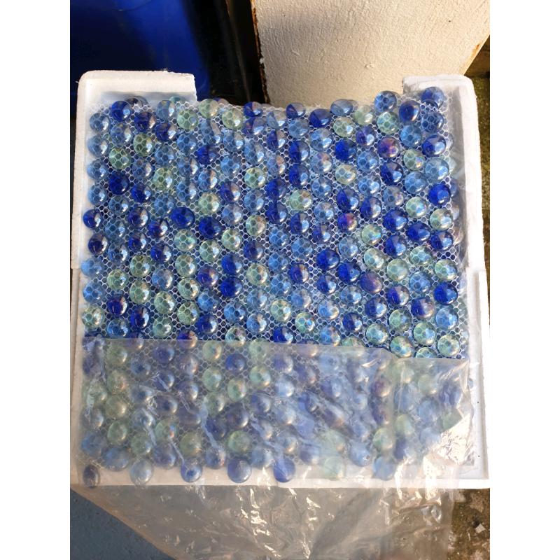 Tiles Blue pebbles 3 off