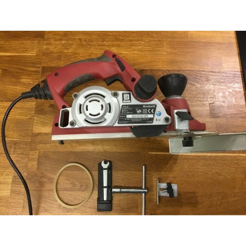 EINHELL 850W PLANE 240v standard 82 mm plane blades same as makita, Bosch, dewalt etc