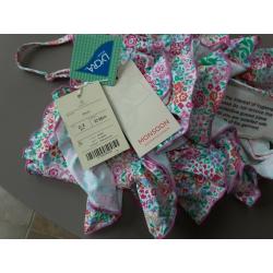 Monsoon Pink Floral Swimsuit Age 2-3
