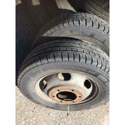 Ford Transit 185/75r16c tyre tipper twin wheel
