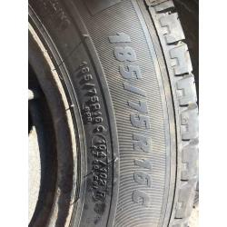 Ford Transit 185/75r16c tyre tipper twin wheel