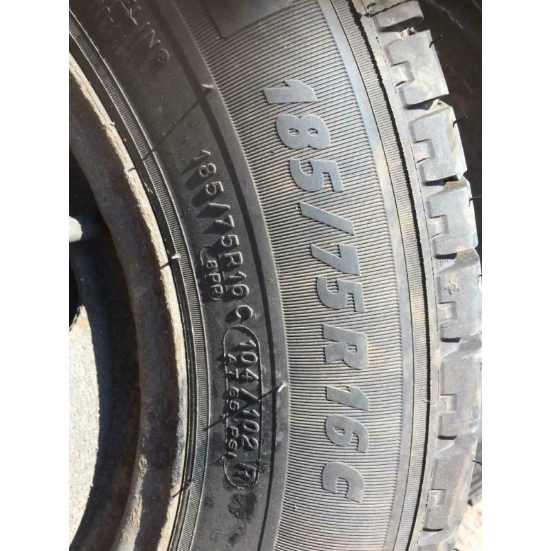 Ford Transit 185/75r16c tyre tipper twin wheel
