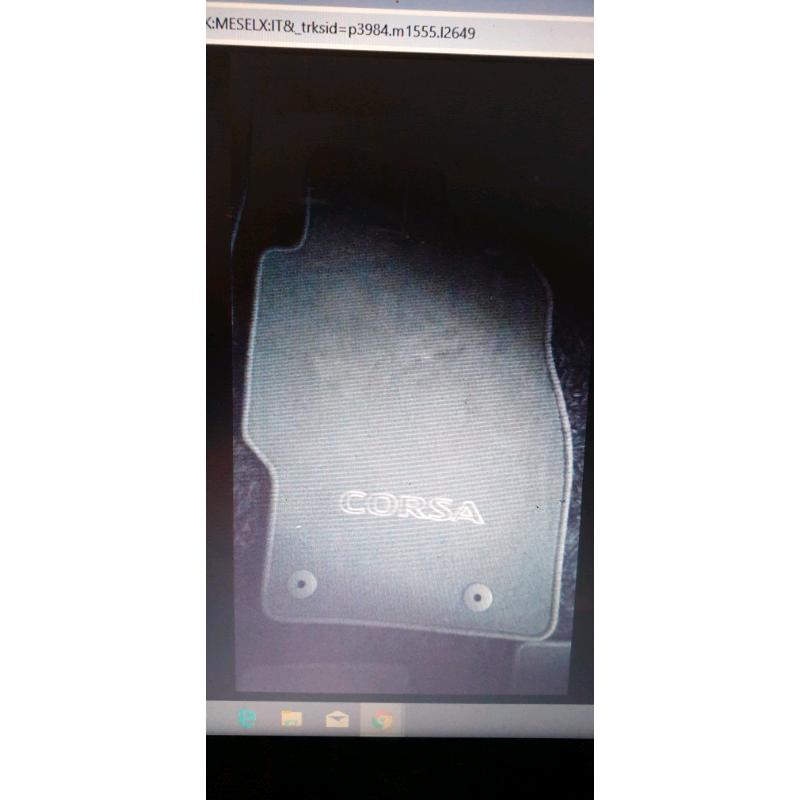 Genuine Corsa D mats