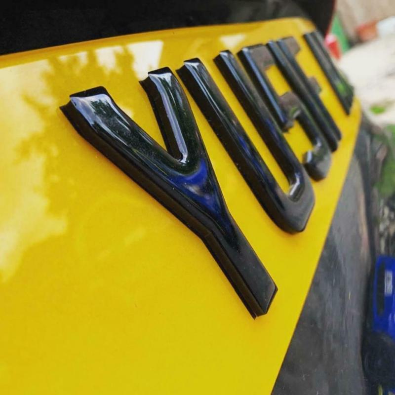 3D gel and 4d number plates