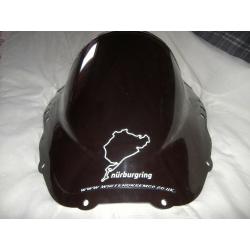 powerbronze double bubble smoked screen honda fireblade rrv/w/x