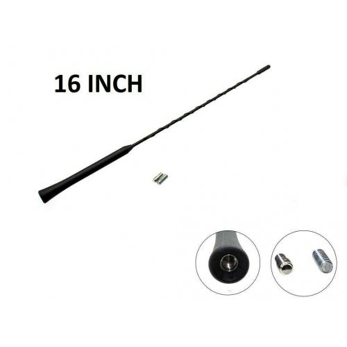 Black Radio Stereo Rubber Roof Mount Car Van Aerial Antenna