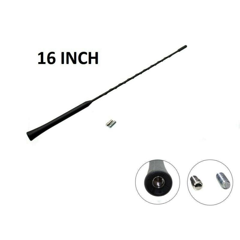 Black Radio Stereo Rubber Roof Mount Car Van Aerial Antenna