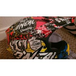 2017 ONeal 3 Series Motocross Helmet in Multi