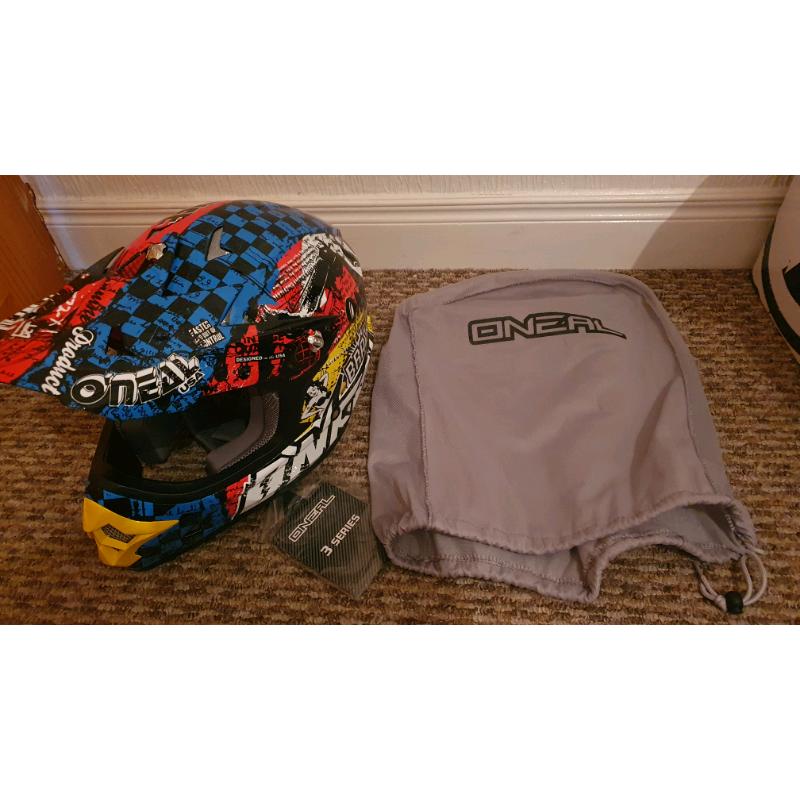 2017 ONeal 3 Series Motocross Helmet in Multi