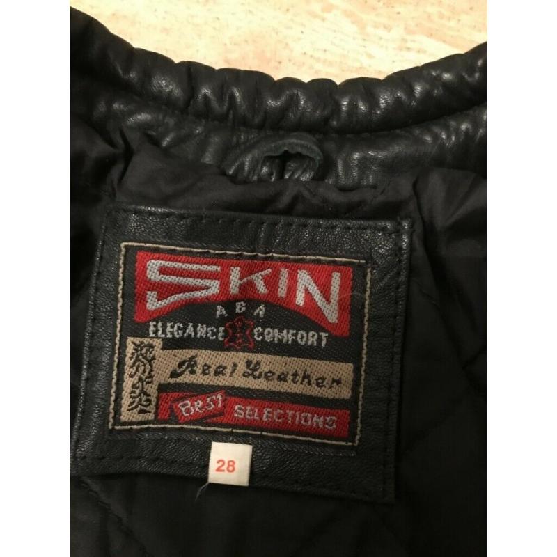 Children's Leather Biker Jacket
