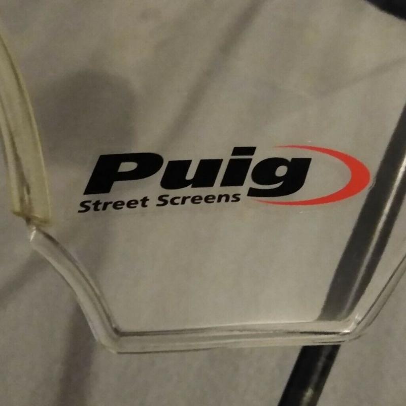 PUIG Universal Fly Screen Windshield - previously fitted to a Yamaha Y