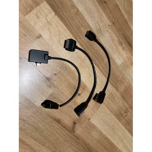 3x GENUINE AUDI MMI ADAPTORS