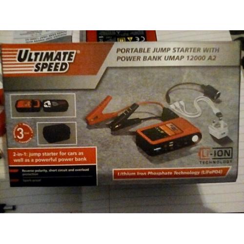 Ultimate speed jump starter power bank new
