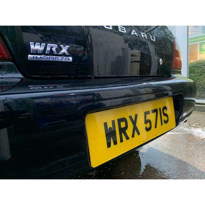Private Dateless Number Plate For Subaru Impreza WRX STI