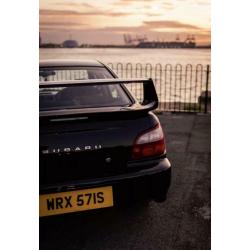 Private Dateless Number Plate For Subaru Impreza WRX STI